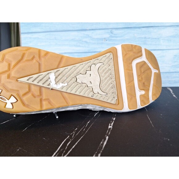 Under Armour Project Rock 4 Men\'s White Camo Lifting Shoes Sz 13 main image 7